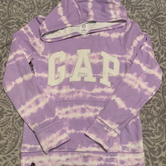 Girls Gap purple hoodie size large(10) - Picture 1 of 1